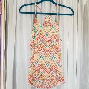 Rainbow sheer racerback tank